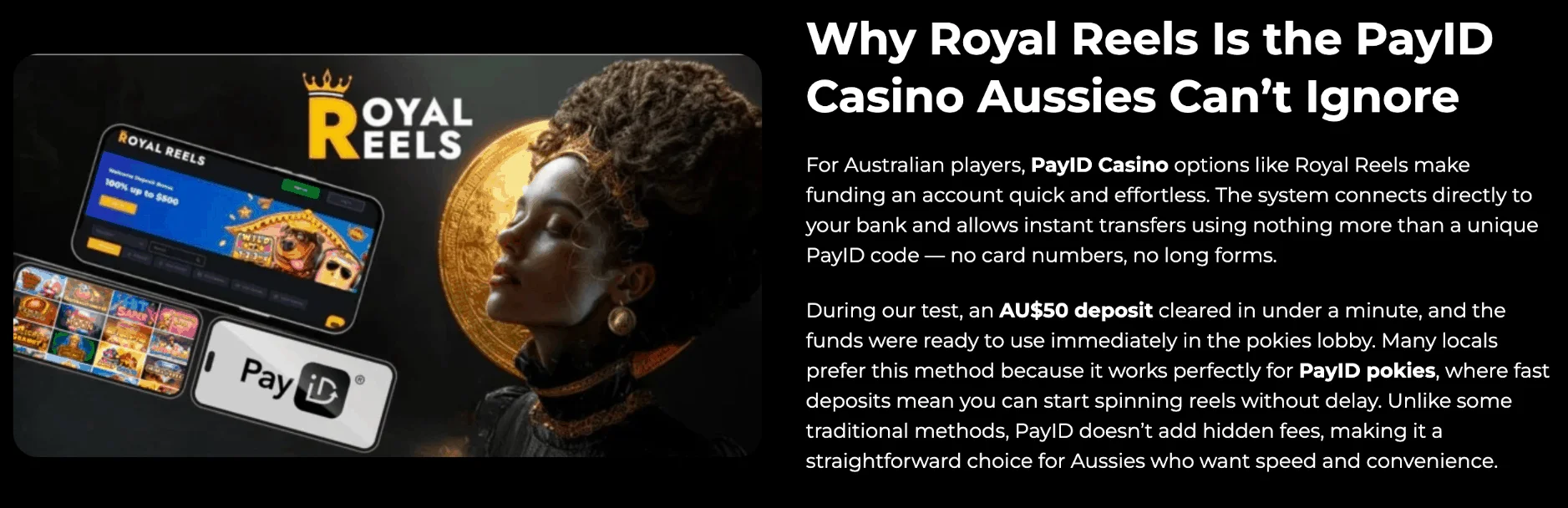bonuses Royal Reels Casino